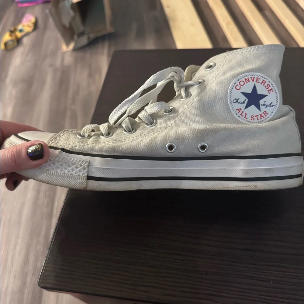 Converse High-Top Athletic Shoes - Grey M 7.5/ W 9.5 - Picture 5 of 7